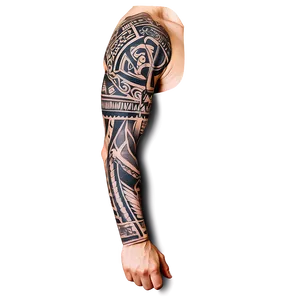 Full Tattoo Sleeve Design Png 06122024 PNG image