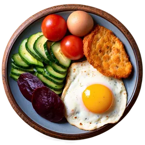 Full Veggie Breakfast PNG 05212024