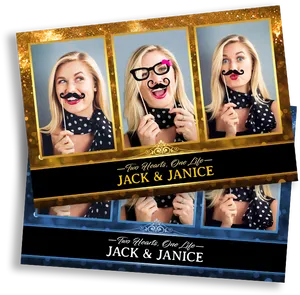Fun Photo Booth Strip Wedding Souvenir