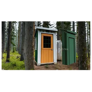 Functional Backcountry Outhouse PNG Mni