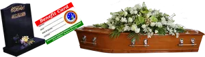 Funeral Items Collage PNG image