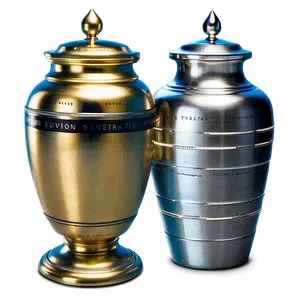 Funeral Urn Selection PNG Ink PNG