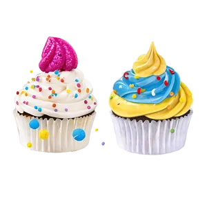 Funfetti Cupcakes PNG Rel93