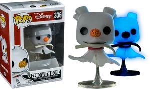 Funko Pop Zero With Bone Collectible PNG image