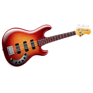 Funky Bass Guitar PNG Lkt63 PNG
