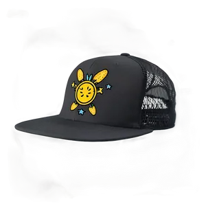 Funky Black Cap PNG Hto PNG