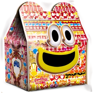 Funky Happy Meal Box Art PNG 06212024 PNG