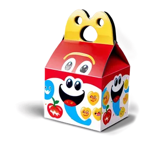 Funky Happy Meal Box Art PNG 06212024