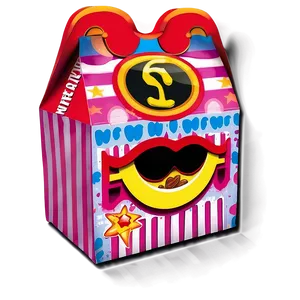 Funky Happy Meal Box Art PNG 96 PNG