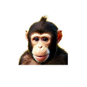 Funky Monkey Face PNG Dda29