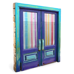 Funky Painted Door Png Kcp PNG image