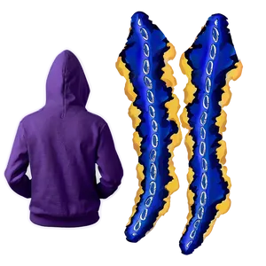 Funky Purple Hoodie Design PNG 84 PNG