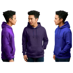 Funky Purple Hoodie Design PNG Jty PNG