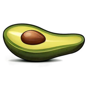 Funny Avocado PNG Trv PNG