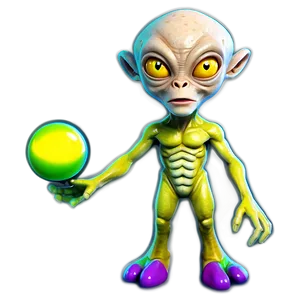 Funny Cartoon Alien Png 06292024 PNG image