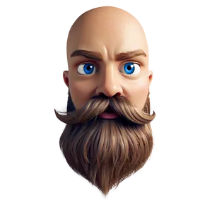 Funny Cartoon Beard Image Png 48 PNG image