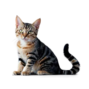 Funny Cat Poses Vector Png 06262024 PNG image