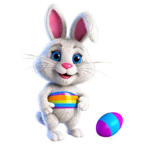 Funny Easter Bunny PNG 05212024