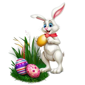 Funny Easter Bunny PNG Gwm51
