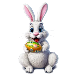 Funny Easter Bunny PNG Sgr