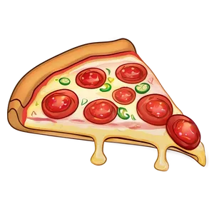 Funny Pizza Cartoon Drawing Png Xjq51 PNG image