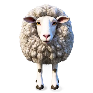 Funny Sheep PNG Ngk52
