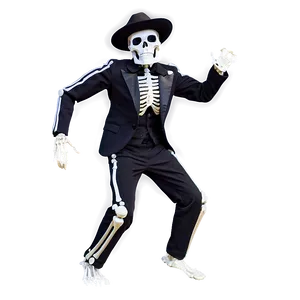 Funny Skeleton Dance PNG 05032024