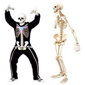 Funny Skeleton Dance Png Wpt PNG image