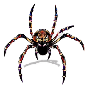 Funny Spider Illustration Png 06272024 PNG image