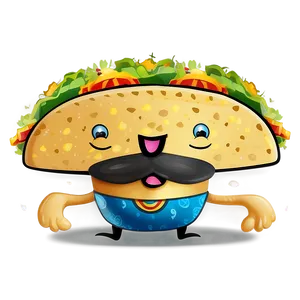 Funny Taco Clipart Png 06262024 PNG image