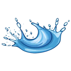 Funny Water Splash Cartoon PNG 22 PNG
