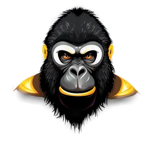 Furious Gorilla Cartoon Png 84 PNG image