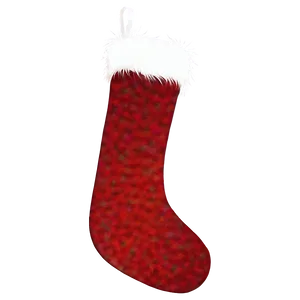 Furry Christmas Stocking PNG 06132024