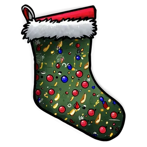 Furry Christmas Stocking PNG 48 PNG