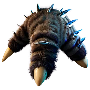 Furry Wolverine Claws Png 06212024 PNG image