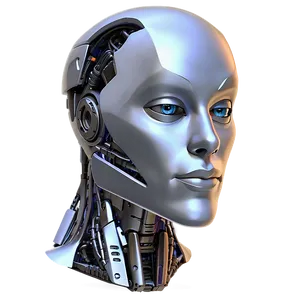 Futurist Robot Head PNG Ldv70 PNG