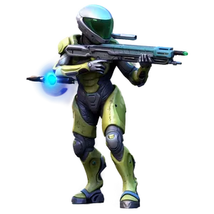 Futuristic Alien Soldier PNG 05032024