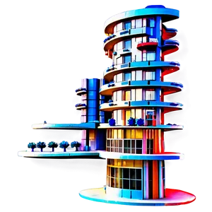 Futuristic Apartment Building Png 27 PNG image