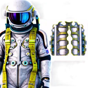 Futuristic Astronaut Gear Png 05212024 PNG image