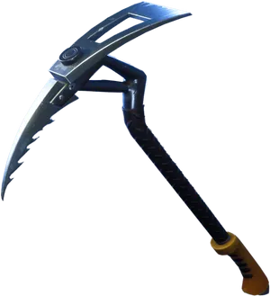 Futuristic Axe Weapon PNG