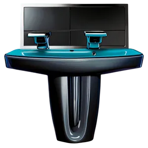 Futuristic Bathroom Sink PNG Qny