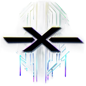 Futuristic Black X Png Mwc PNG image