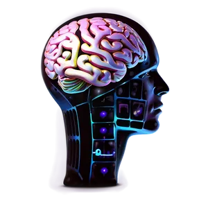 Futuristic Brain Concept Png 04292024 PNG image