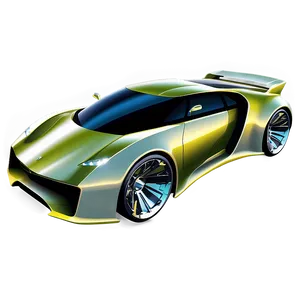 Futuristic Car Vector Artwork PNG 31 PNG