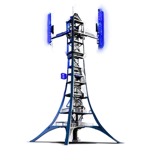 Futuristic Cell Tower PNG 22
