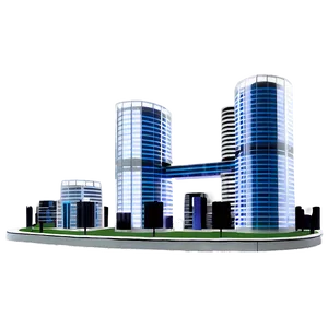 Futuristic City Building PNG 05242024