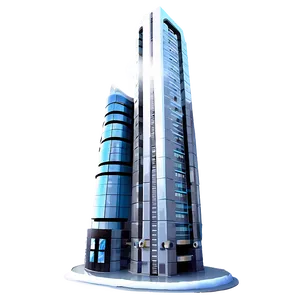 Futuristic City Building PNG Ygt