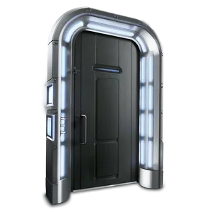 Futuristic Clear Door PNG 06292024 PNG