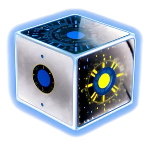 Futuristic Cube PNG 59