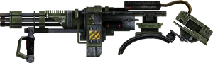 Futuristic_ Energy_ Weapon_ Render PNG image